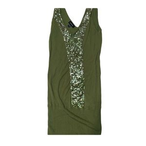 Bebe sequin tank top